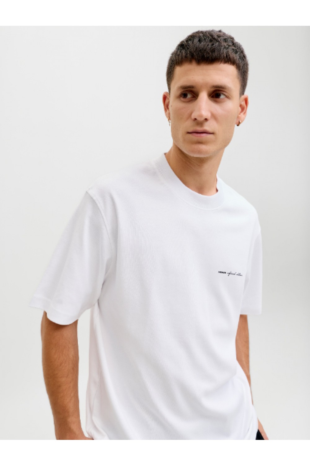 JACK & JONES BLAOWEN SS BRANDING TEE BRIGHT WHITE 12292397